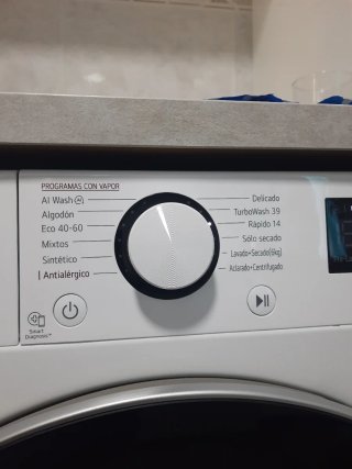 LAVADORA SECADORA LG F4DR6010A1W.ABWQPES
