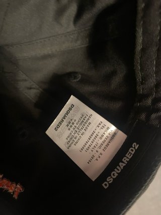 Gorra Dsquared2 Negra Canadian Team 1995