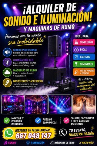 Alquiler de sonido e iluminacion