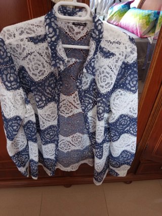 Camisa de encaje mujer Super elegante????SIN ESTRE
