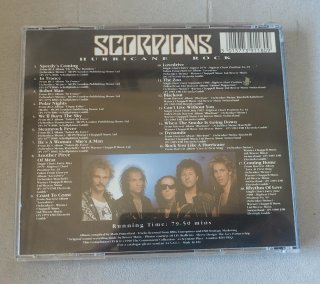CD Scorpions Hurricane Rock Colección 1974-1988
