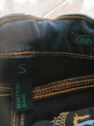 Jeans bambina blu