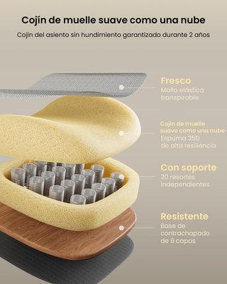 ProtoArc EC100 Silla Oficina Ergonómica
