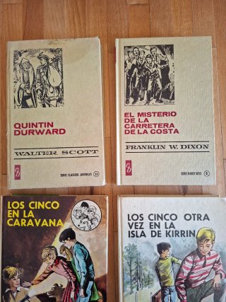 Lote de 6 libros antiguos juveniles