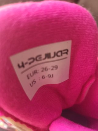 Patines de unicornio para niña