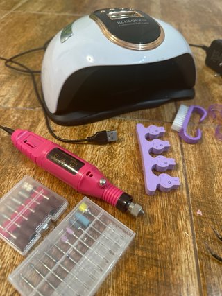 Set Uñas Gel Completo Lámpara LED