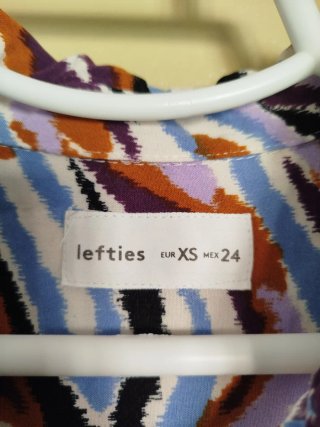 Camisa Lefties Estampada Multicolor Talla XS