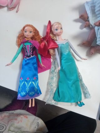 Muñecas Frozen Anna y Elsa