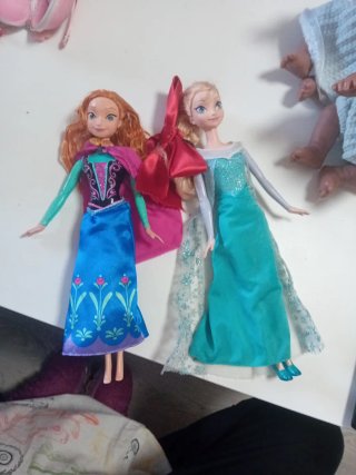Muñecas Frozen Anna y Elsa