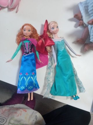 Muñecas Frozen Anna y Elsa
