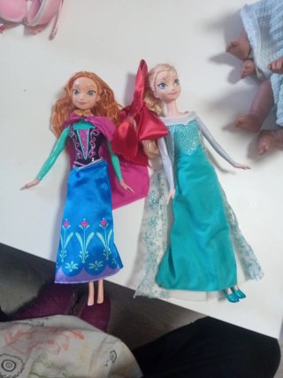 Muñecas Frozen Anna y Elsa