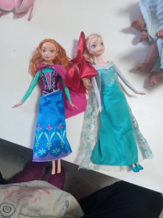 Muñecas Frozen Anna y Elsa