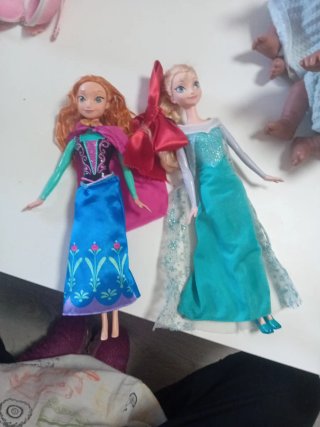 Muñecas Frozen Anna y Elsa