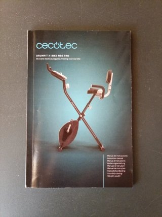 Bicicleta estática Drumfit con respaldo