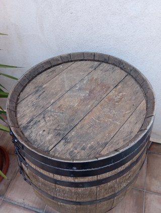 Barrica Roble Decorativa para porche o Jardín
