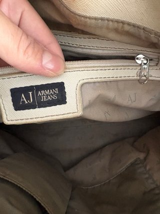 Borsa Armani Jeans Beige Monogram