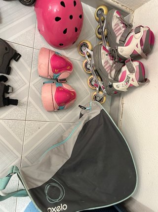 Pack Patines en Línea + Casco y Protecciones