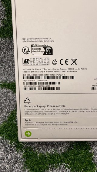 iPhone 17 Pro Max 256gb Arancione - Nuovo sigillat