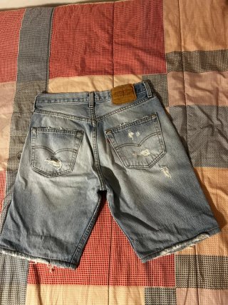 Pantaloncini Levi's Uomo Blu Strappati
