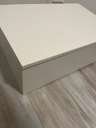 2 Módulos Estantería Pared Blanca 60x39x23