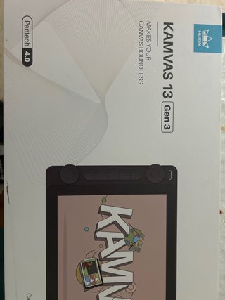 Huion Kamvas 13 Gen 3 rosa  130€ si viene por ella