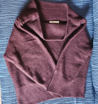 Jersey sueter Bardot Pull&Bear Granate Talla XS