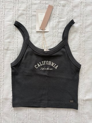 Top crop negro de Pull&Bear
