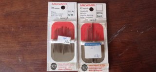 Agujas de coser vintage Milward