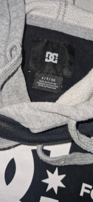 Sudadera DC Shoes Negra y Gris