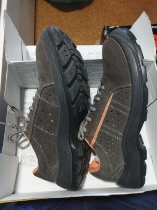 Zapatos de seguridad Panter Zion Marrón/Naranja