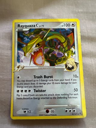 Carta Pokémon Rayquaza C Lv.73 SP Champion