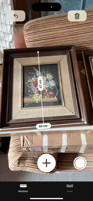 Quadro olio casa di campagna vintage