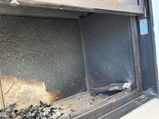 Chimenea de leña empotrada