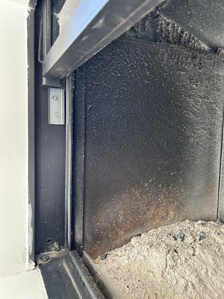Chimenea de leña empotrada