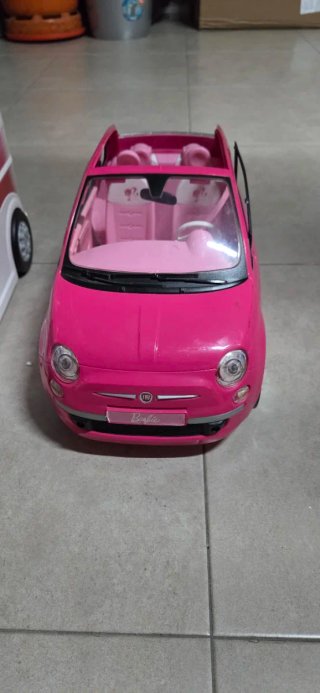 Coche y Ambulancia Barbie Rosa