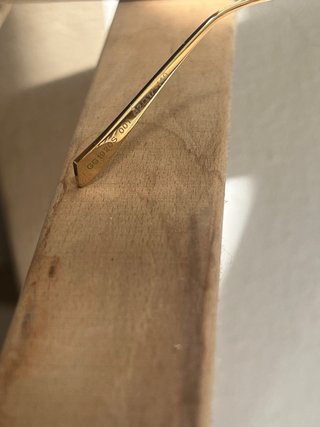 Occhiali da sole Gucci perle oro