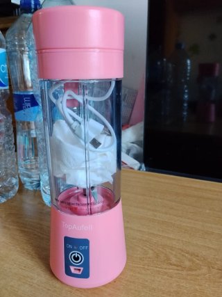 Licuadora portátil TopAufell rosa
