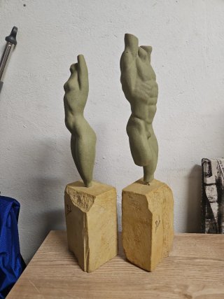 Esculturas de piedra figuras humanas