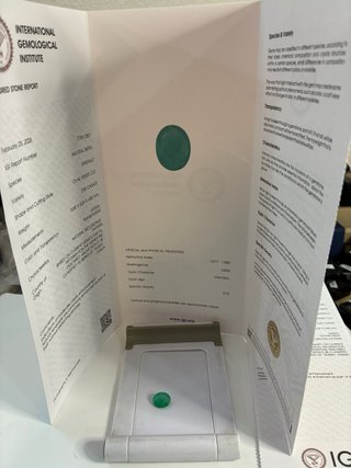 Esmeralda Rusa Natural 2.98Ct IGI