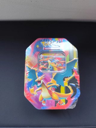 Pokémon TCG Latas Mega Charizard X ex  Y ex Fuegos