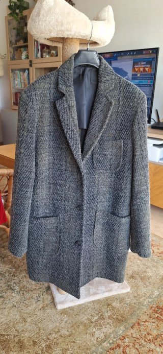 Abrigo Trussardi gris hombre