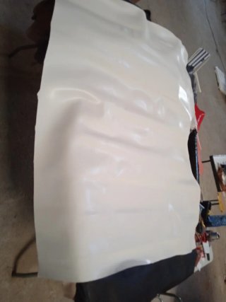Pieza de Piel Blanca Clara. 30€