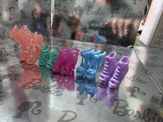 Lote 50 Zapatos Barbie Accesorios Muñeca