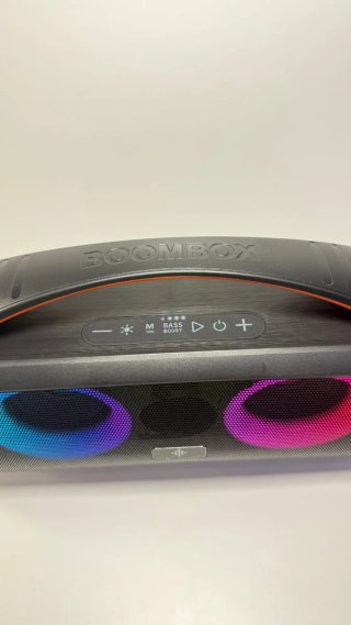 Altavoz Bluetooth Boombox Negro