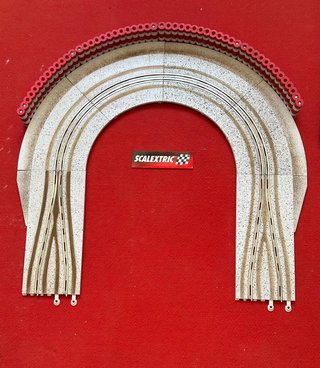 Curva deslizante Scalextric Original Nueva