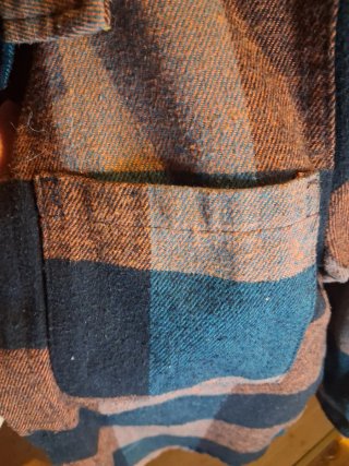 Chaqueta cuadros niño 7-8 años