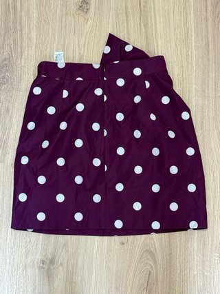 Falda Zara lunares morada