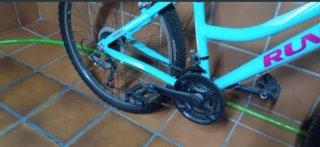 Bicicleta RUNFIT color turquesa