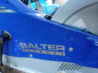 Bicicleta de Spinning Salter M-844 Azul y Gris