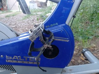 Bicicleta de Spinning Salter M-844 Azul y Gris